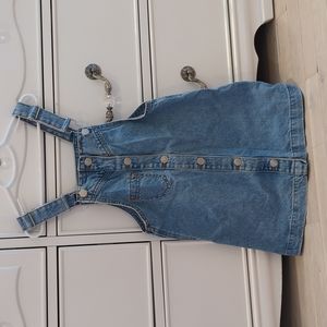 Girl Jean Overall Dress
